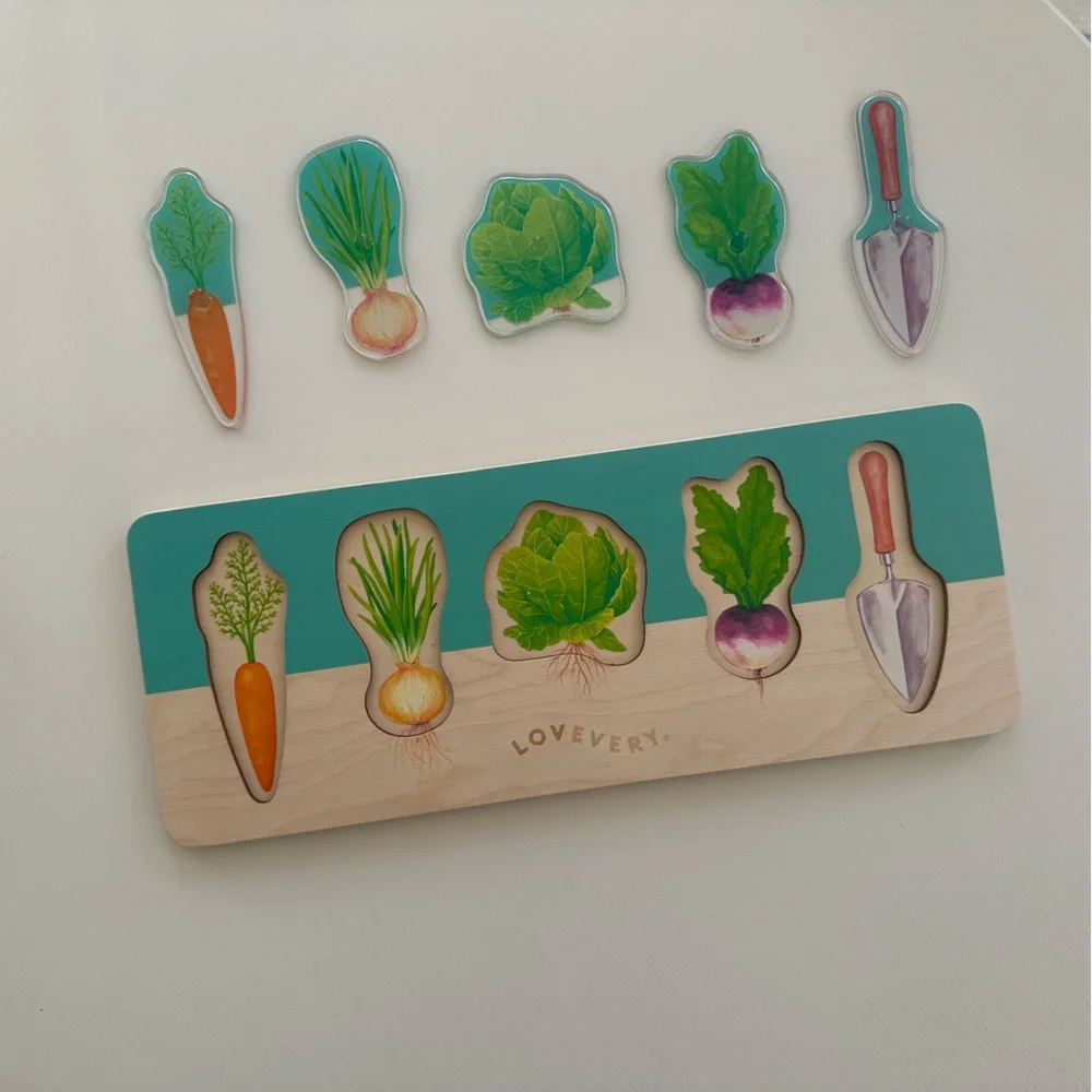 Lovevery | Community Garden Puzzle from Adventurer Play Kit months 16, 17, 18
